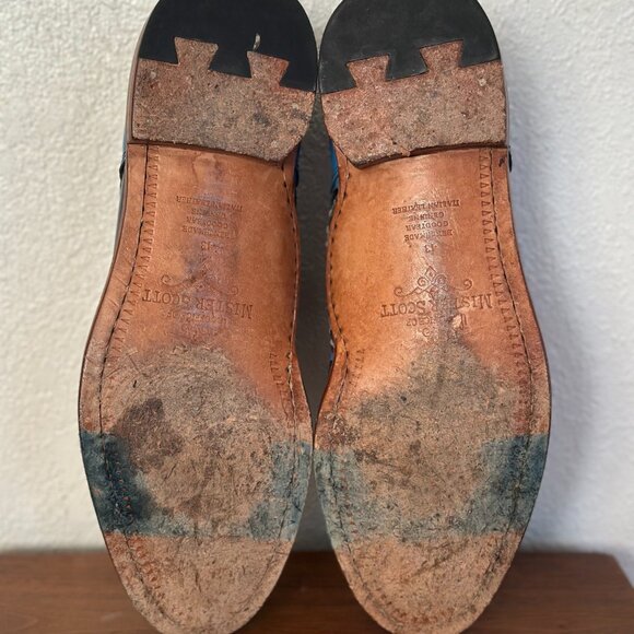 Office of Angela Scott Mr. Smith EU43 US M10 W11.5 Black and Blue Oxford - Picture 7 of 10